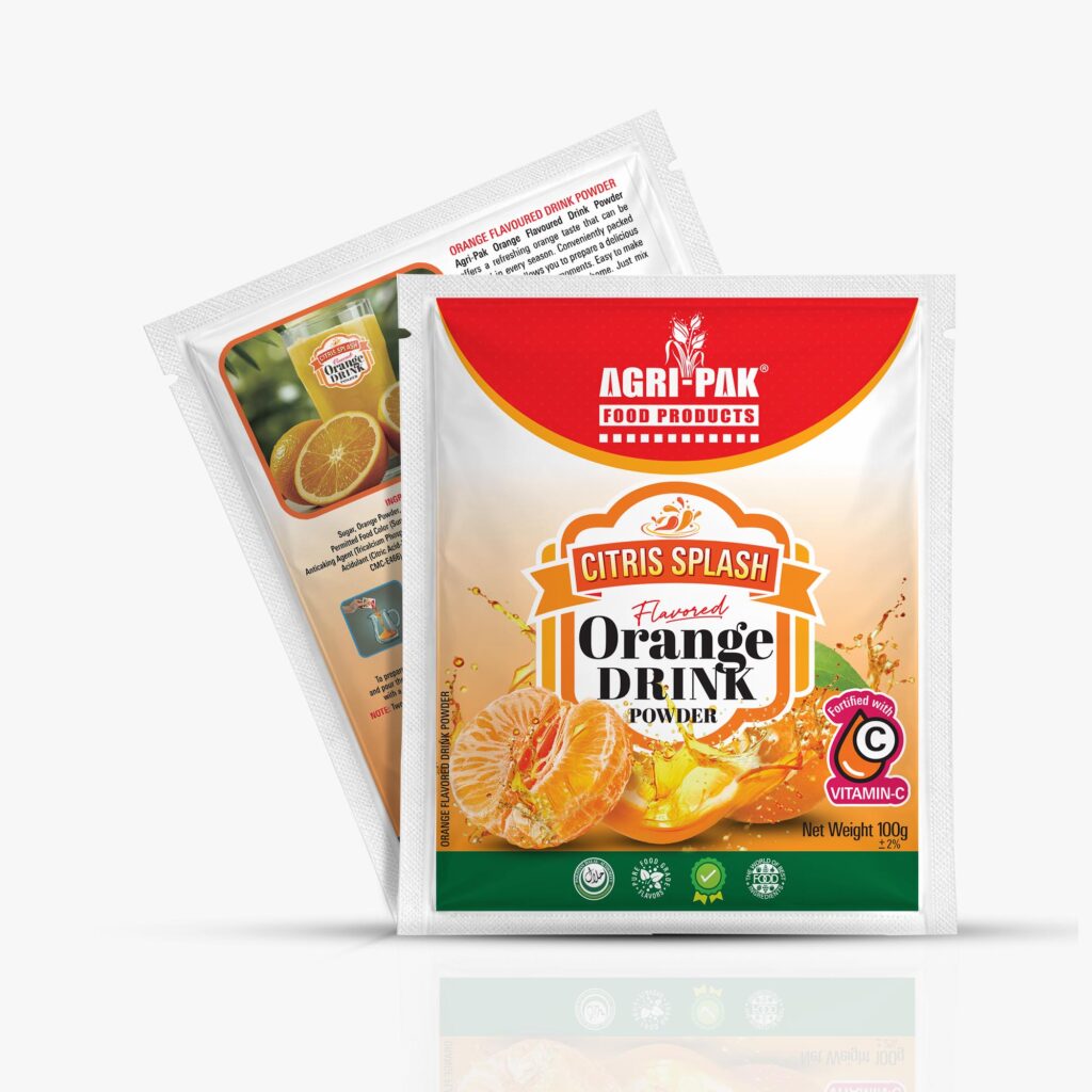 ORANGE FLAVOURED DRINK POWDER