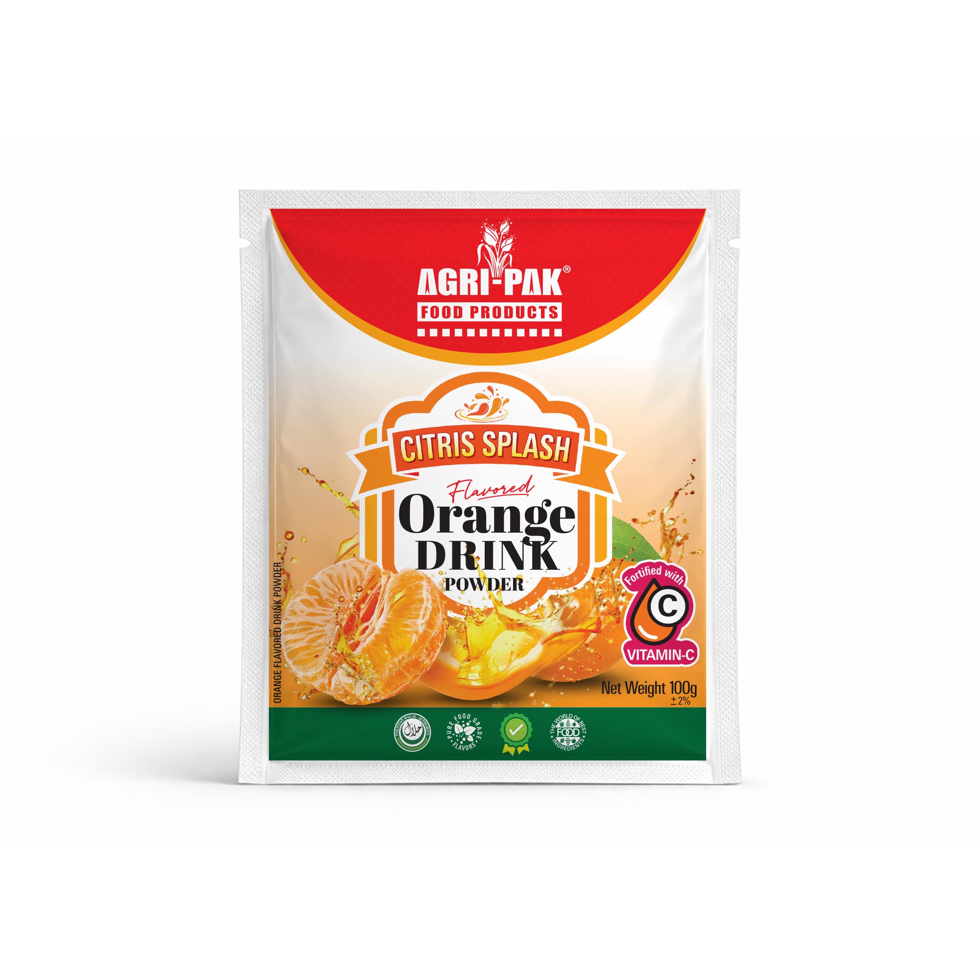 100 gram Mockup Orange s