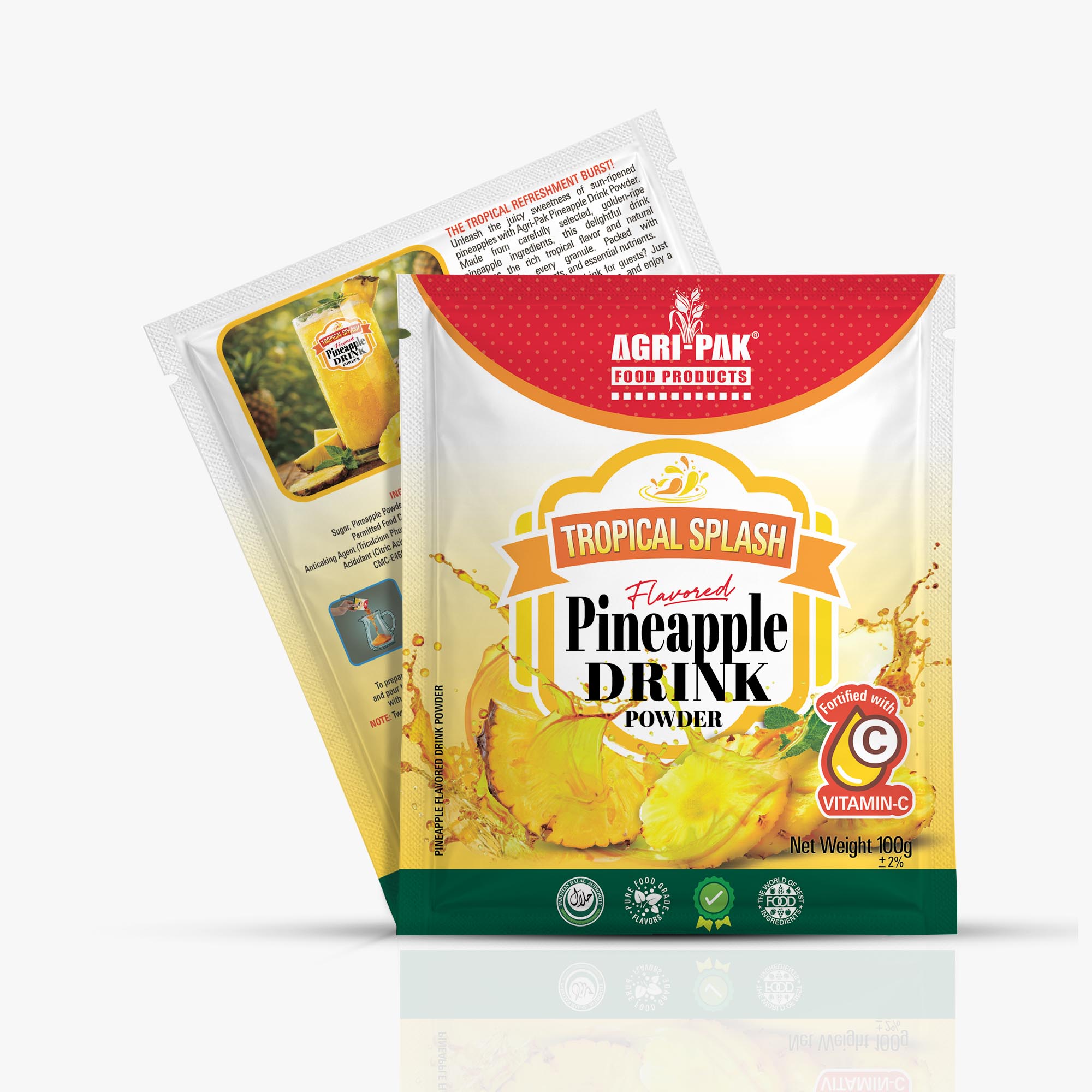 100 gram pineapple sachet
